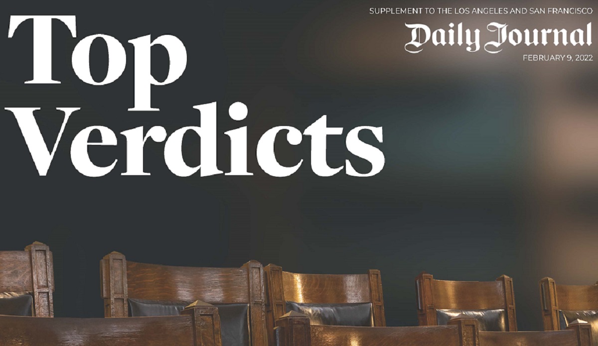 Dykema Case Recognized as one of California’s Top Verdicts of 2021 Dykema