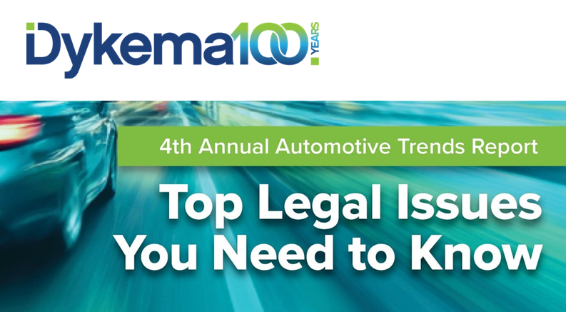 Dykema Releases 2026 Automotive Trends Report: Industry Pressures ...